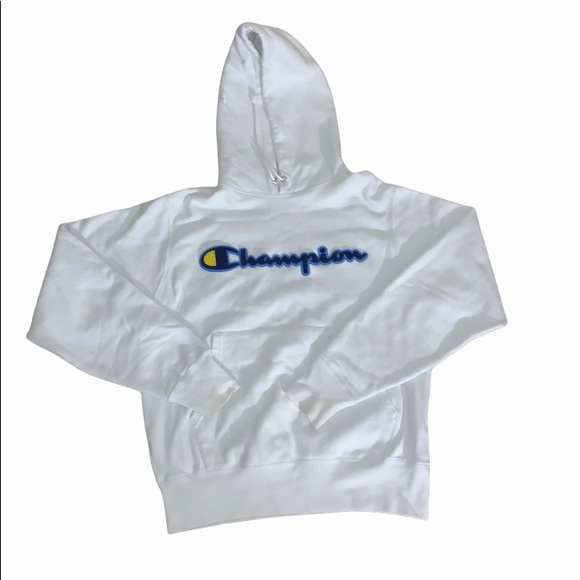 White Champion Hoodie - Picture 1 of 5